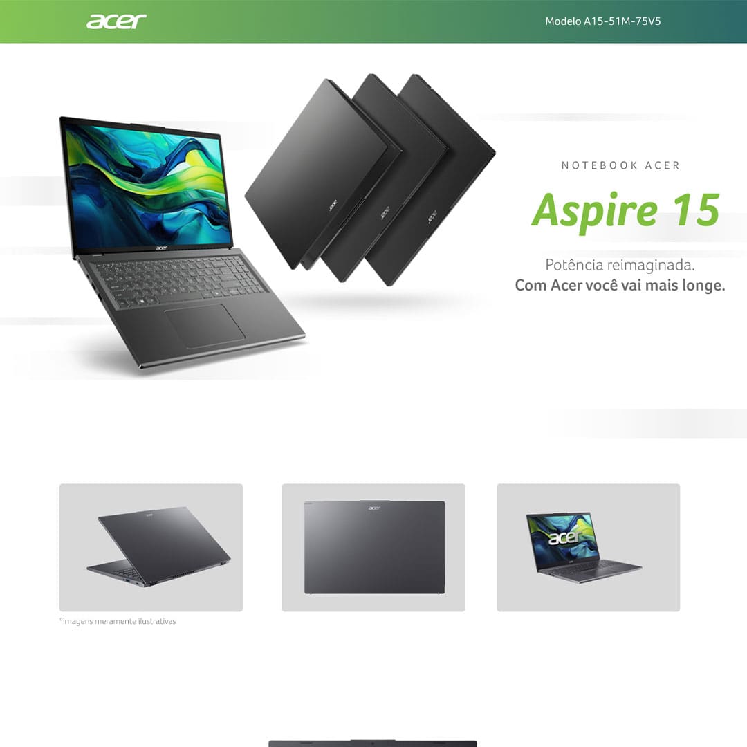 Notebook Acer Aspire 15