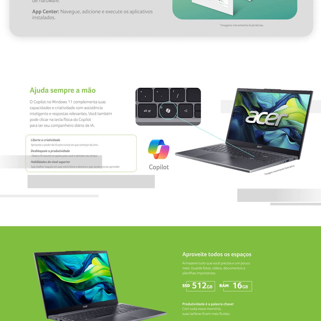Notebook Acer Aspire 15