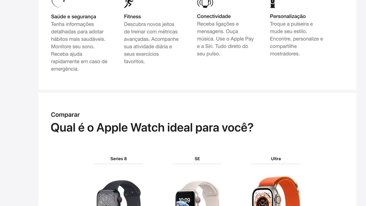 Apple Watch Series 8 GPS CEL 45 mm Prateada Branca