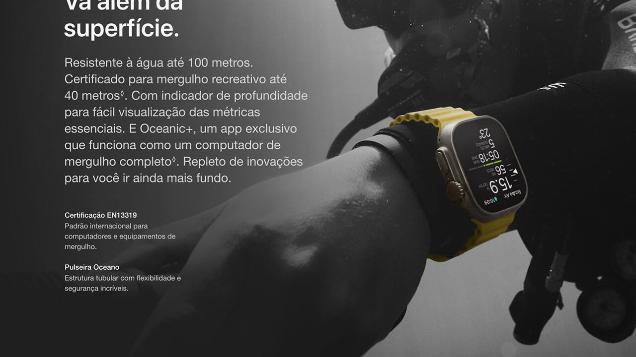 Apple Watch Ultra GPS CEL 49 mm Amarela Bege M/G