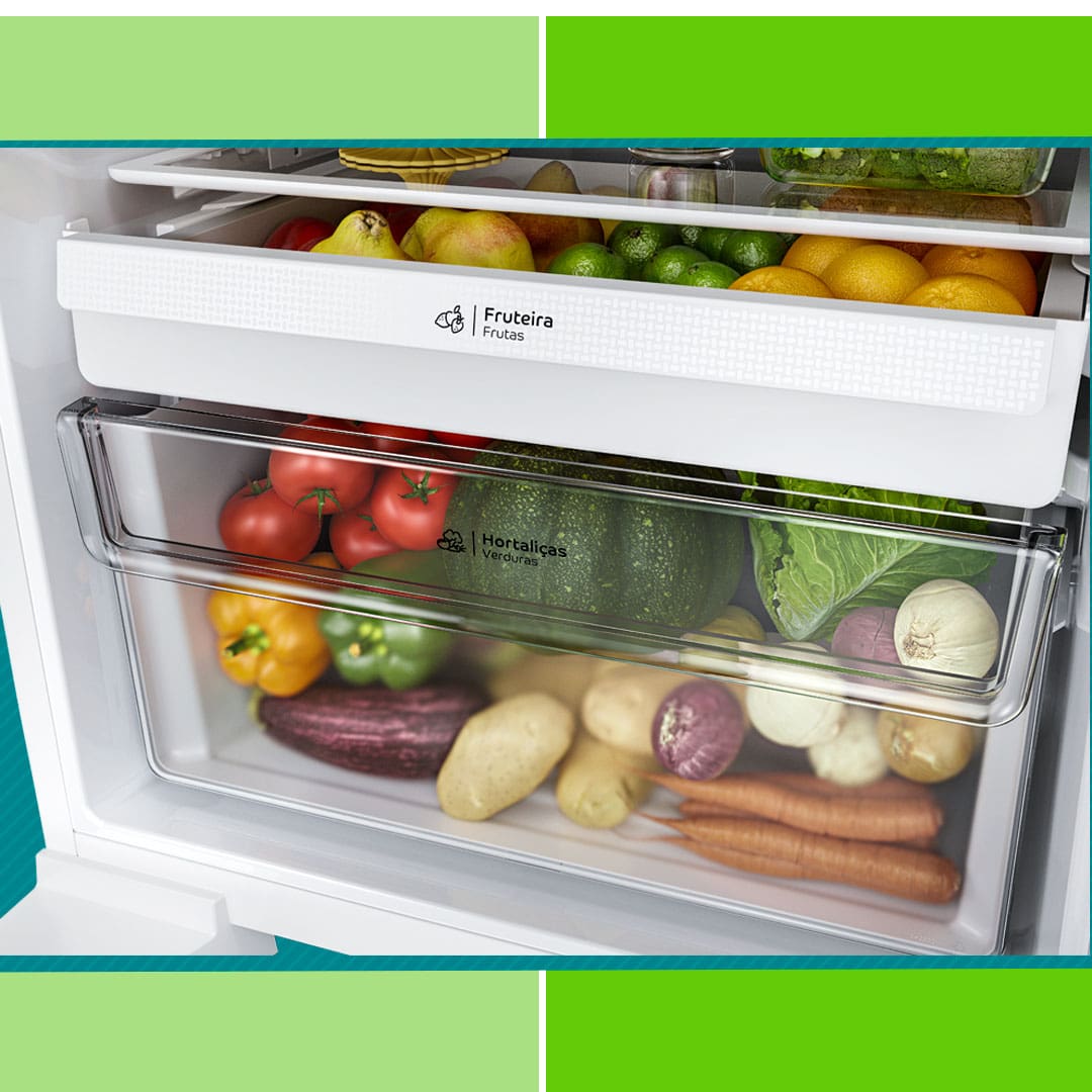 Refrigerador Consul CRM56FB Frost Free compartimento prateleira