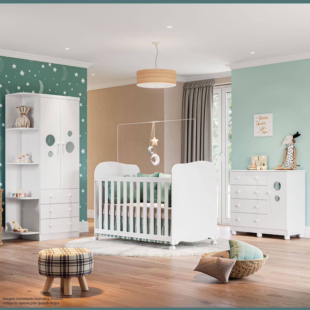 Guarda-roupa Infantil Peroba Móveis Duda