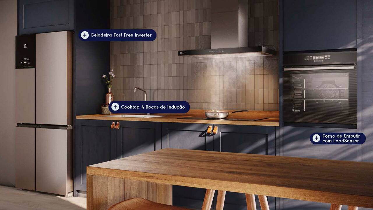 Coifa de Parede Electrolux CE9TF Experience com Inteligência Artificial e Alto Poder Sucção Inox - 90cm
