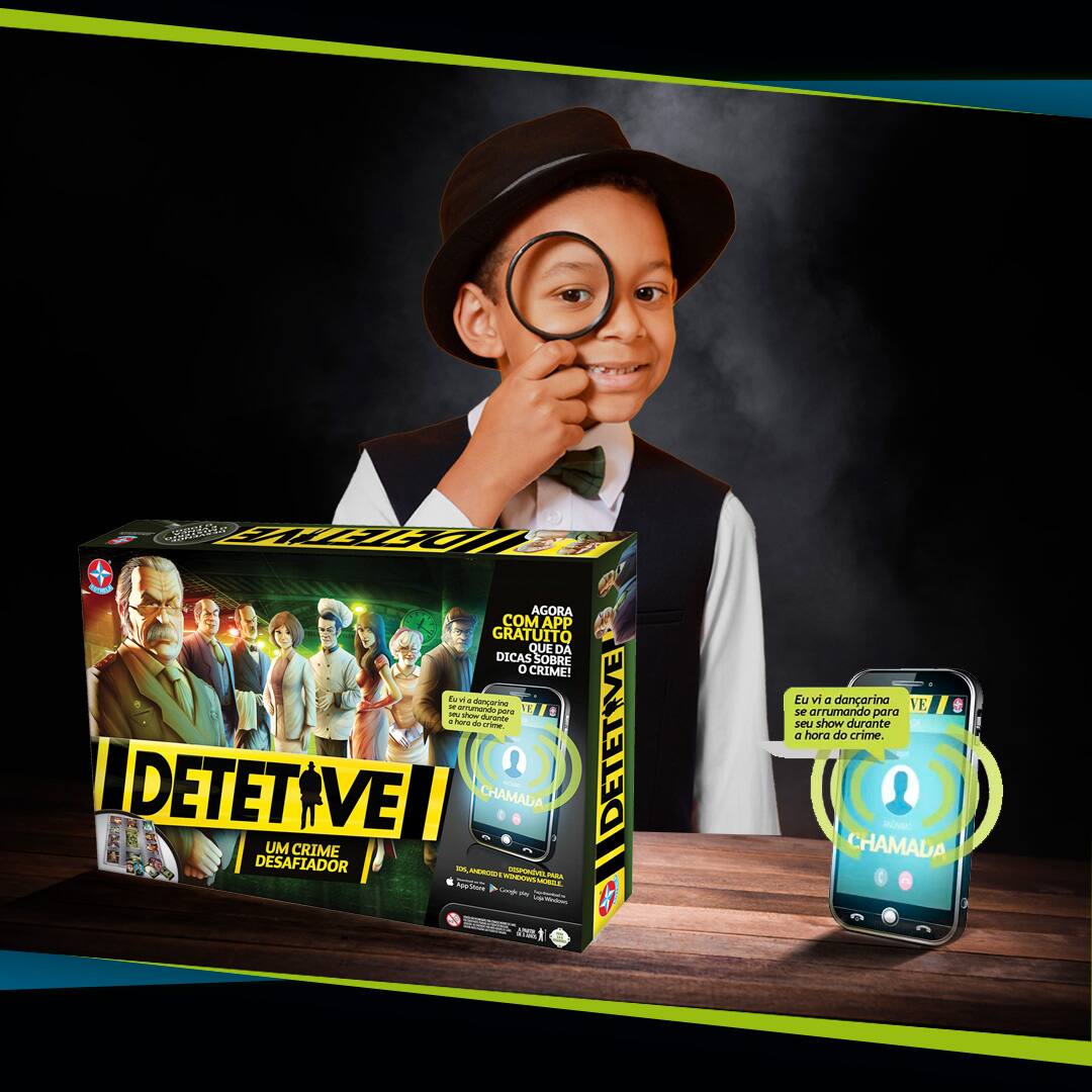 Jogo de tabuleiro detetive 8anos estrela - Stillus Shop