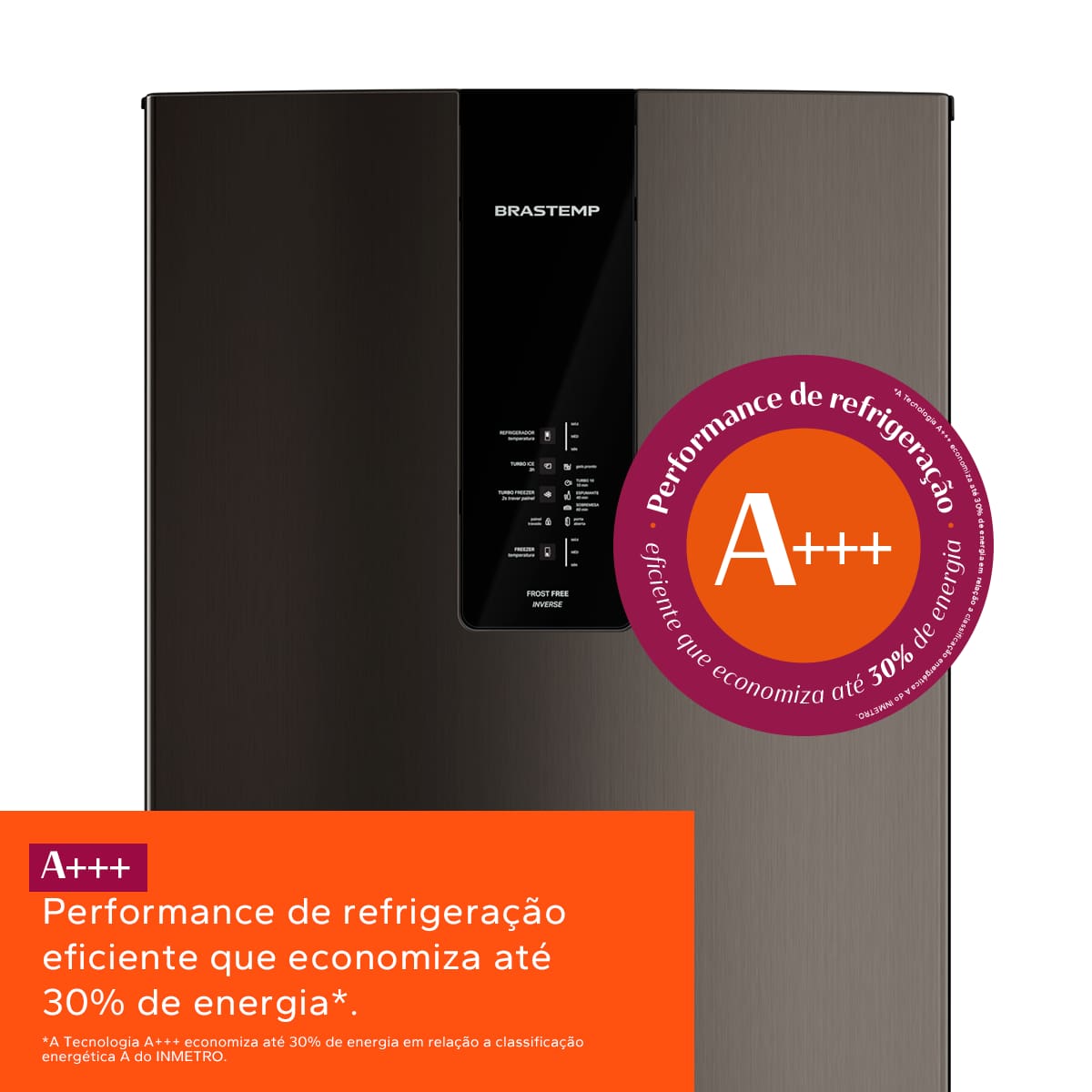 Geladeira Brastemp BRE57FE Frost Free Inverse