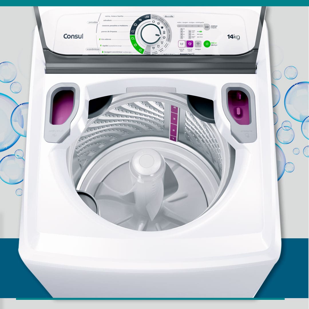 Lavadora Consul CWH14AB 14kg - Branca
