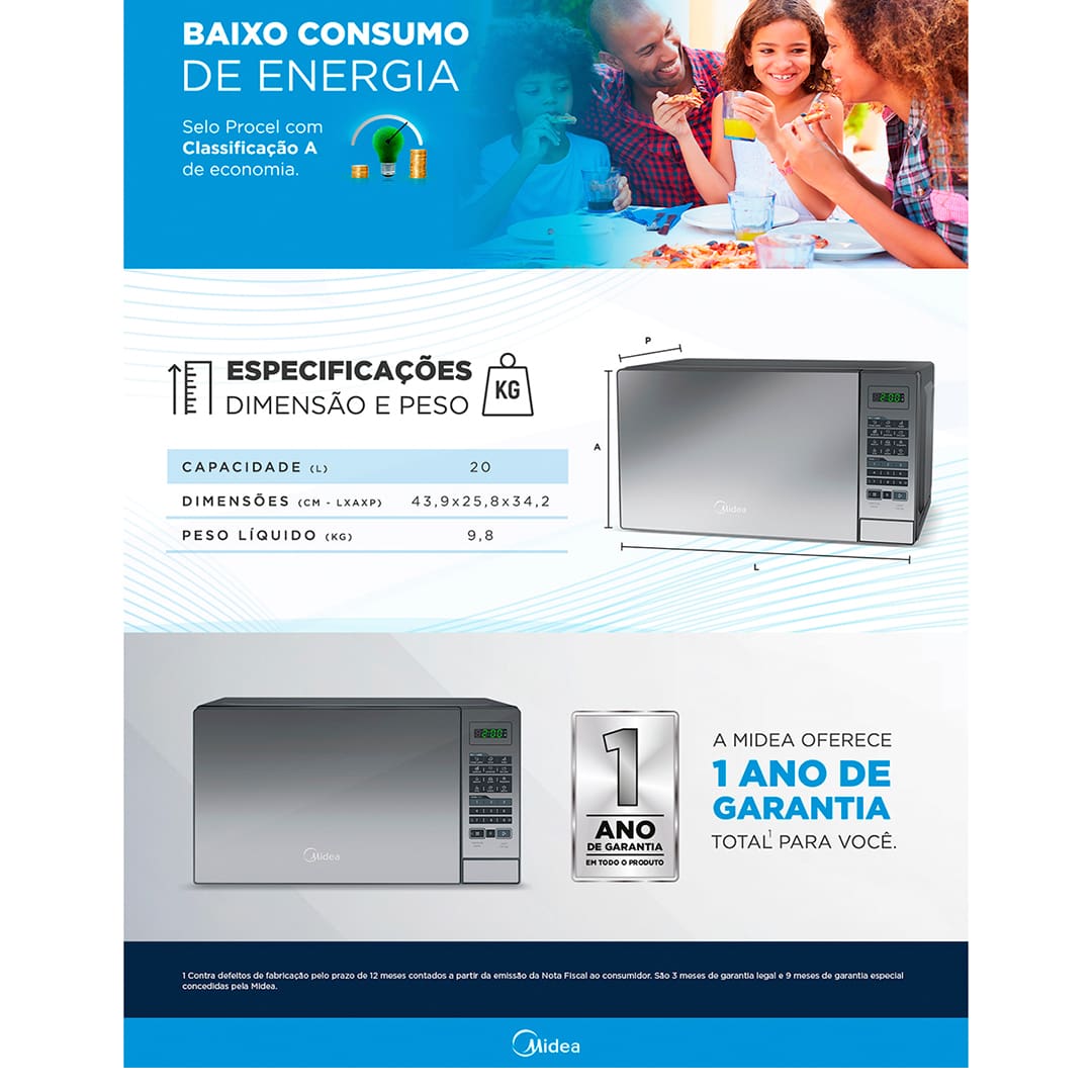 forno-micro-ondas-midea-mrae2-20-litros-prata-espelhado
