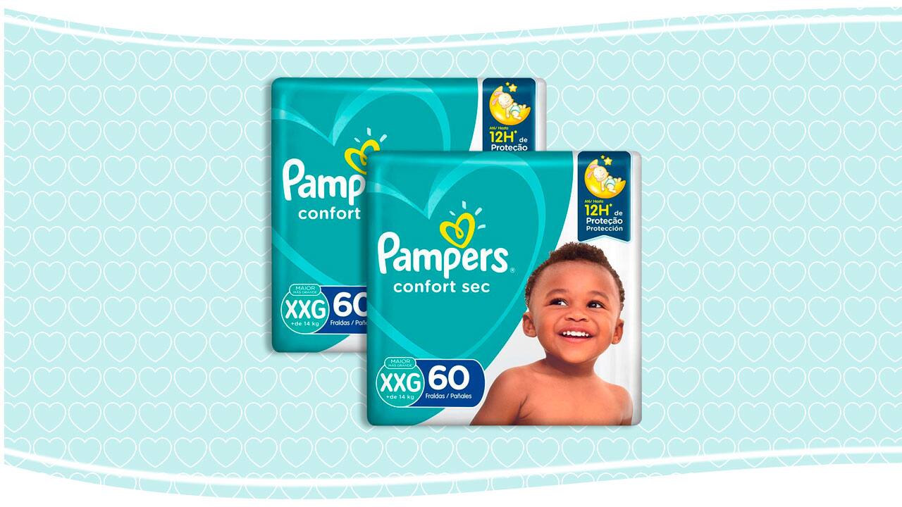 Fralda Pampers Confort Sec XXG 120 Unidades