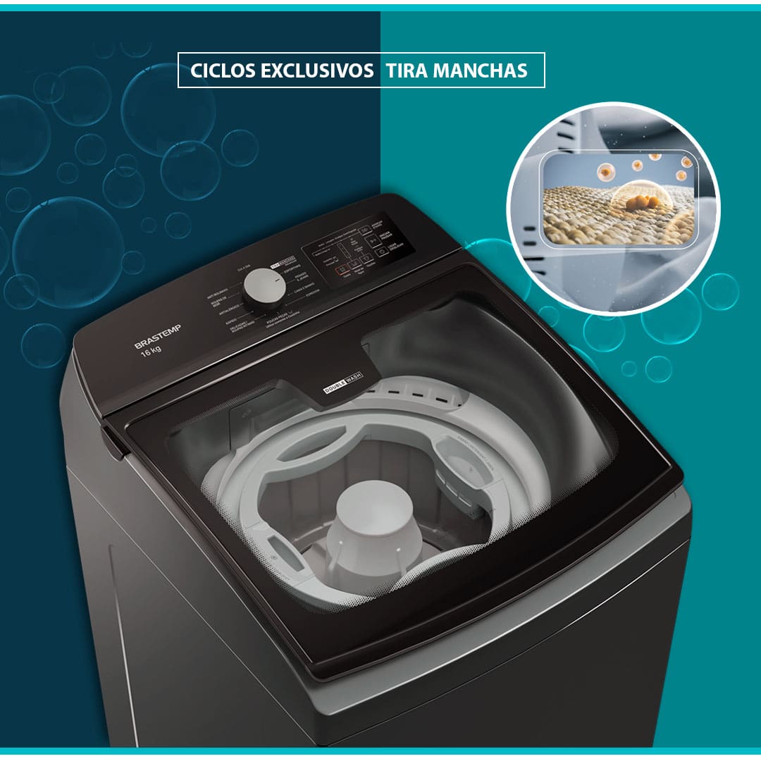 Lavadora de Roupas Brastemp 16kg BWD16A9 com Tecnologia Ponto