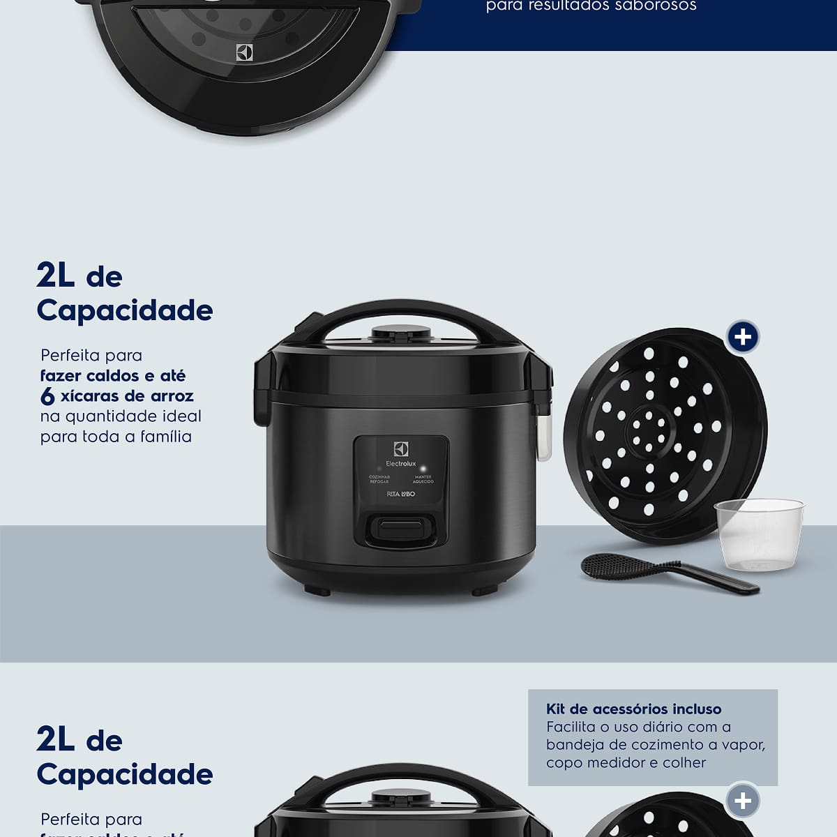 Panela de Arroz Elétrica Electrolux ERC10