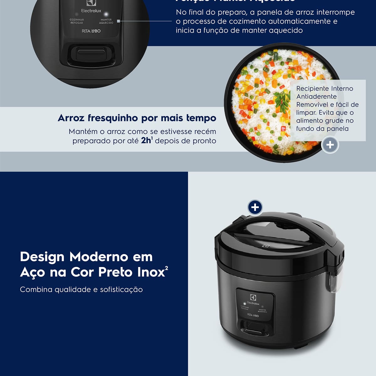 Panela de Arroz Elétrica Electrolux ERC10