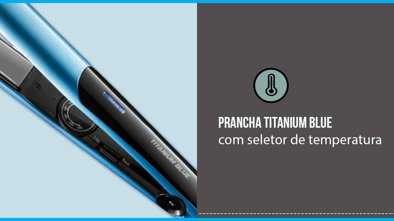 Chapinha Prancha Britânia Titanium Blue