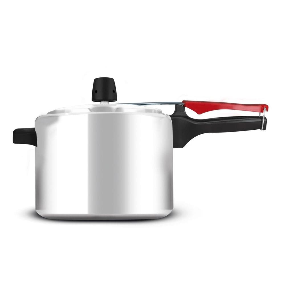 Panela de Pressão Clock 4,5 Litros Eco Polida Fechamento Interno Prata