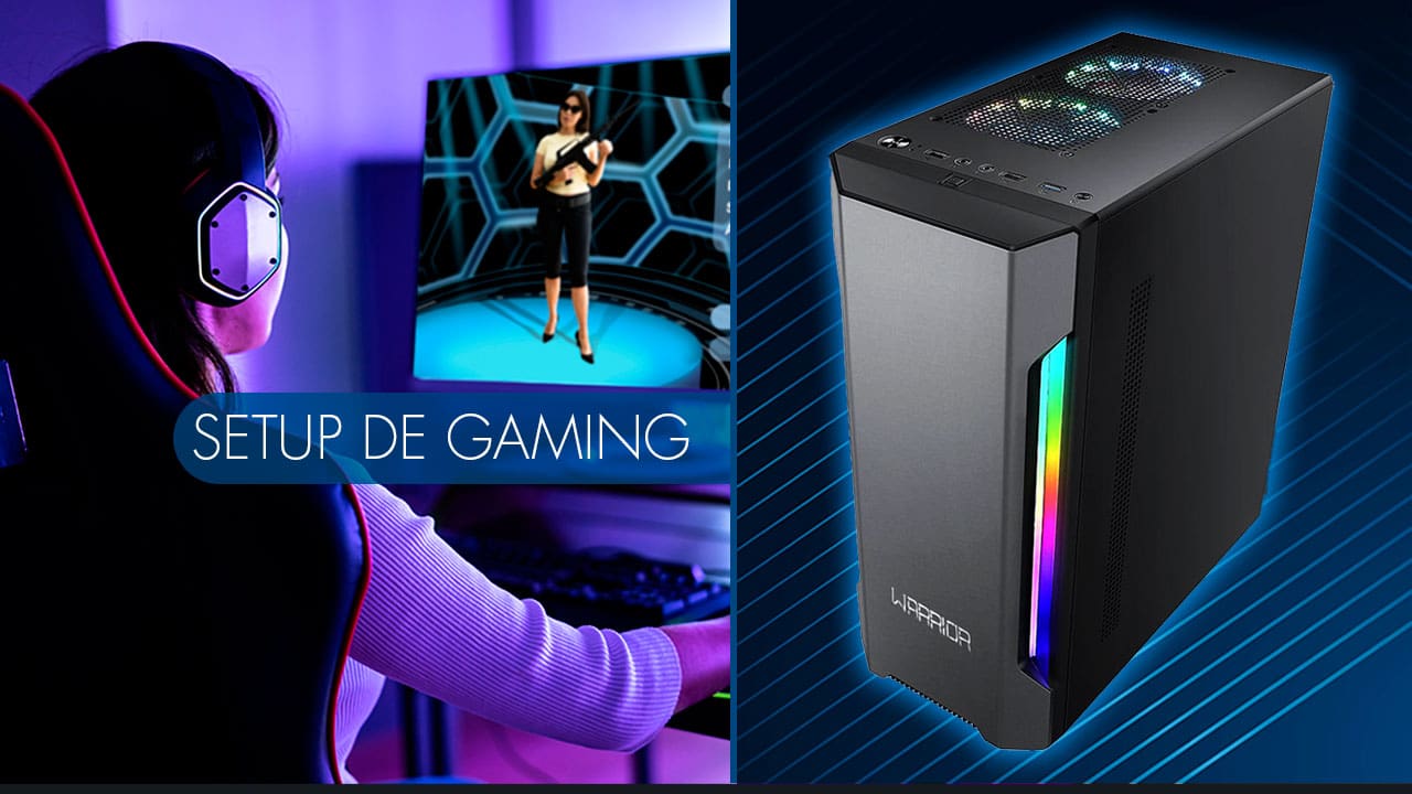 Gabinete Gamer Multilaser Warrior Mohawk GA215 conexões características sem fonte
