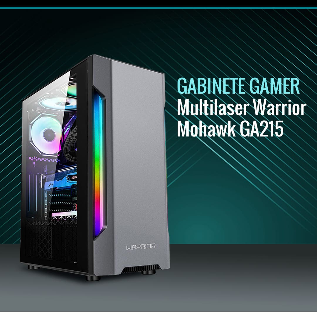 Gabinete Gamer Multilaser Warrior Mohawk GA215