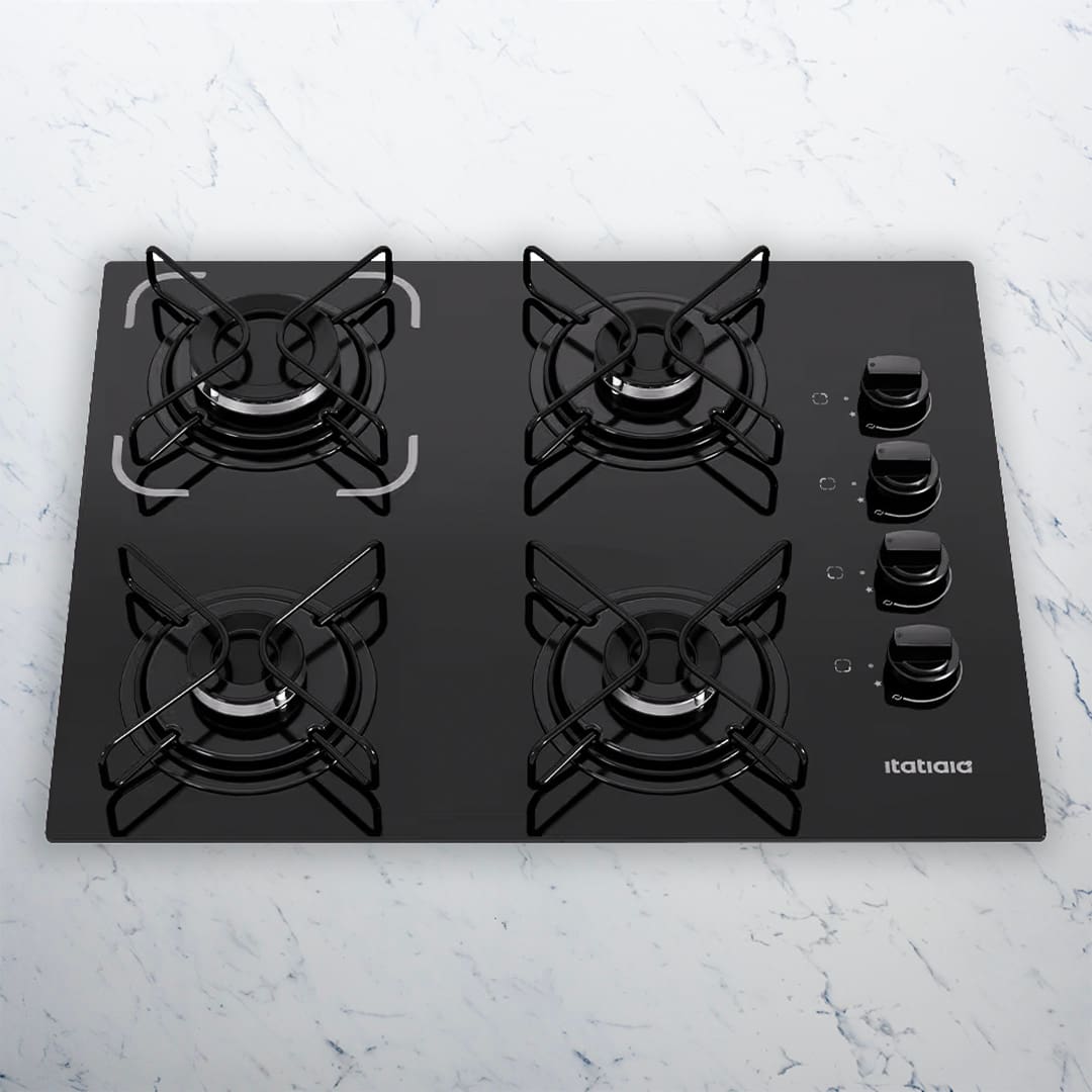 Cooktop de 4 Bocas Itatiaia Essencial 