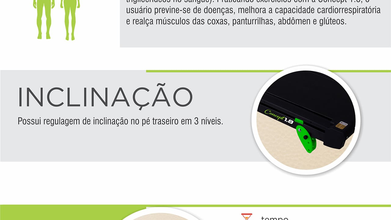 Esteira Ergométrica Eletrônica Dream Concept 1.8 Preta