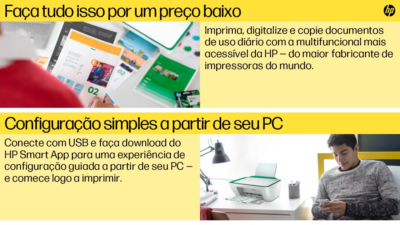 Impressora Multifuncional HP Deskjet Ink Advantage 2376 (7WQ02A)