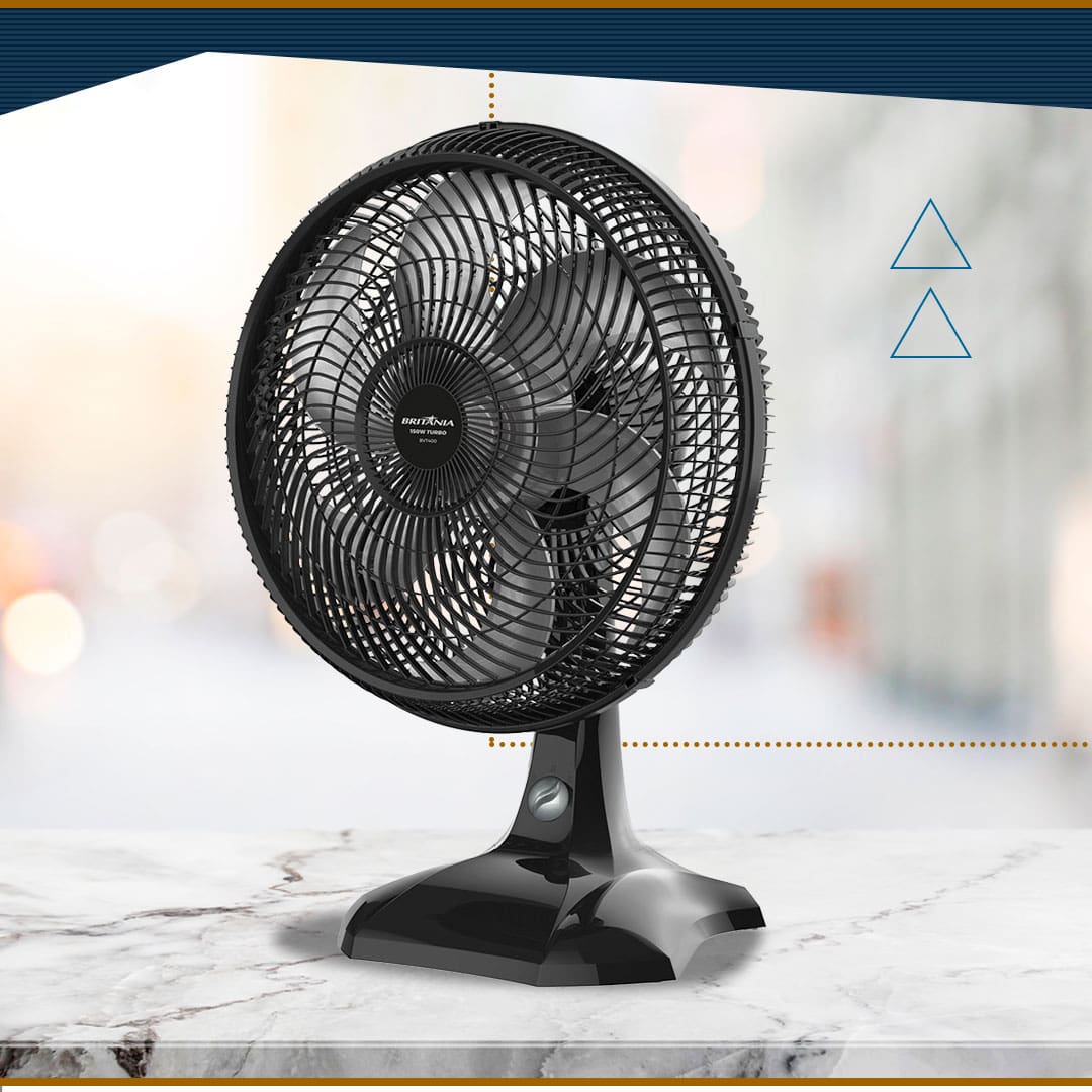 Ventilador de Mesa Britânia Maxx Force BVT400