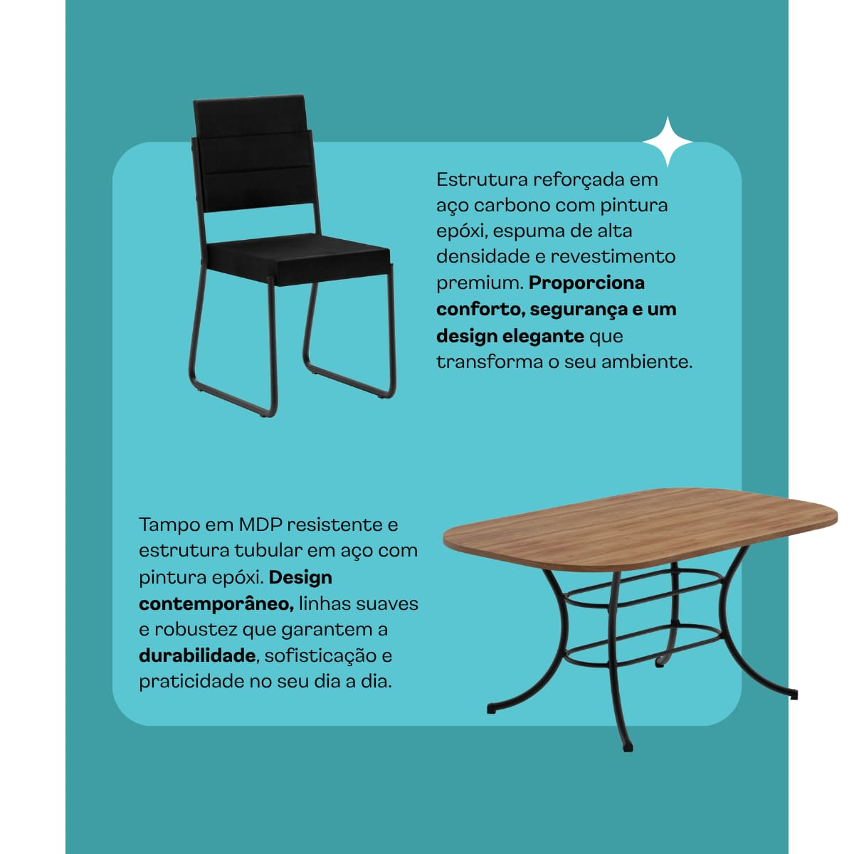Conjunto Fênix Preto