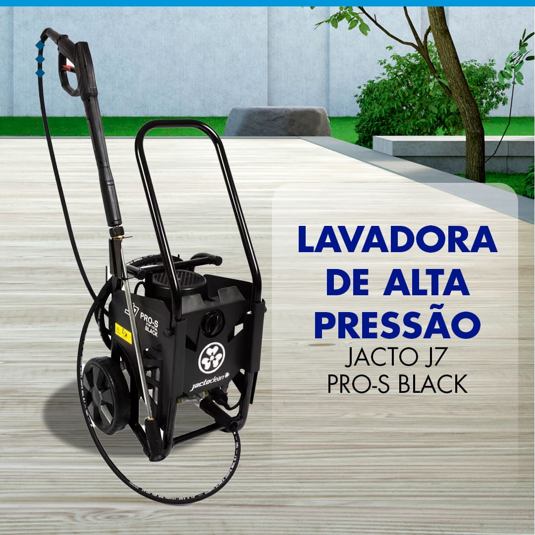 Lavadora de Alta Pressão Jacto J7 Pro-S Black