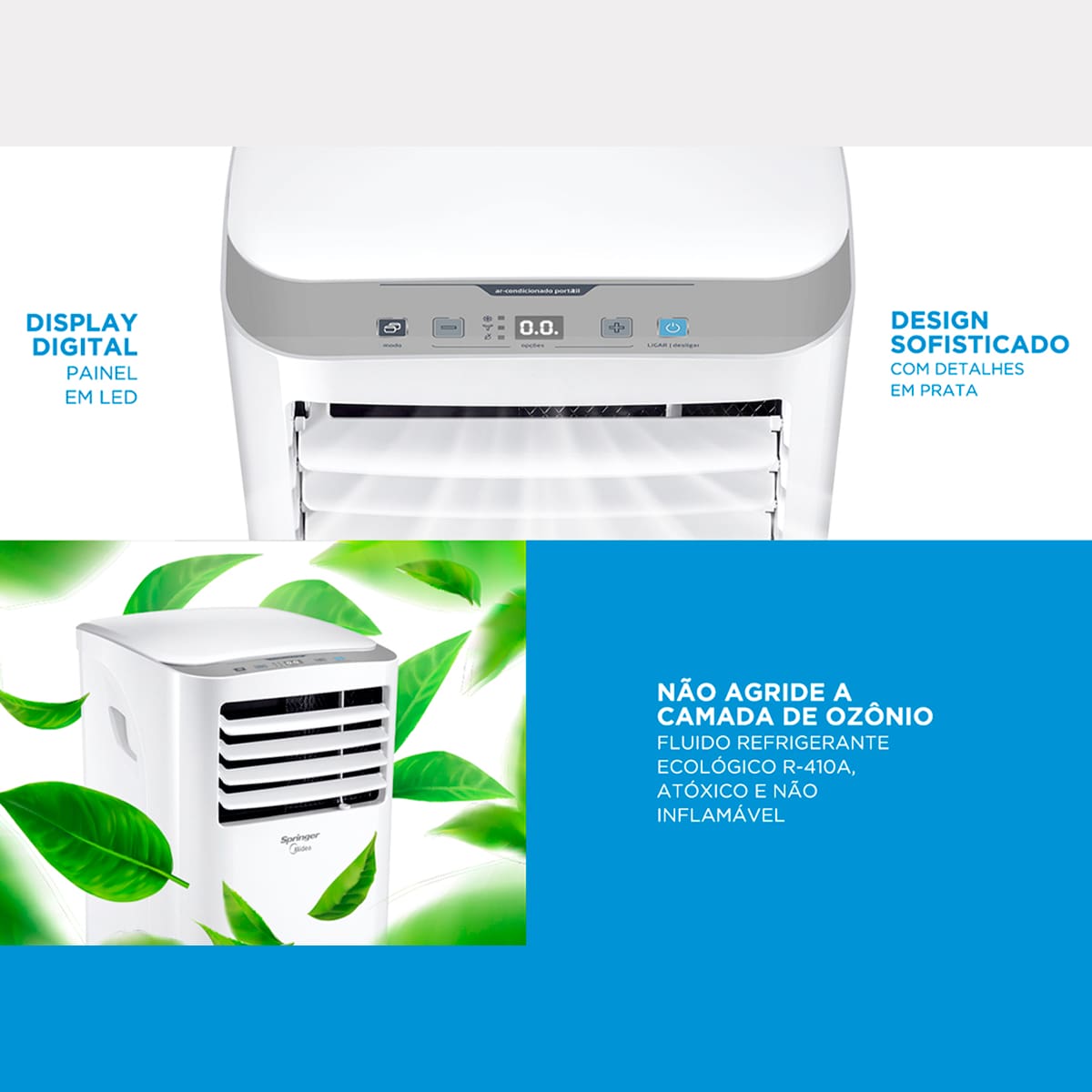 Ar Condicionado Portátil  Midea 1200