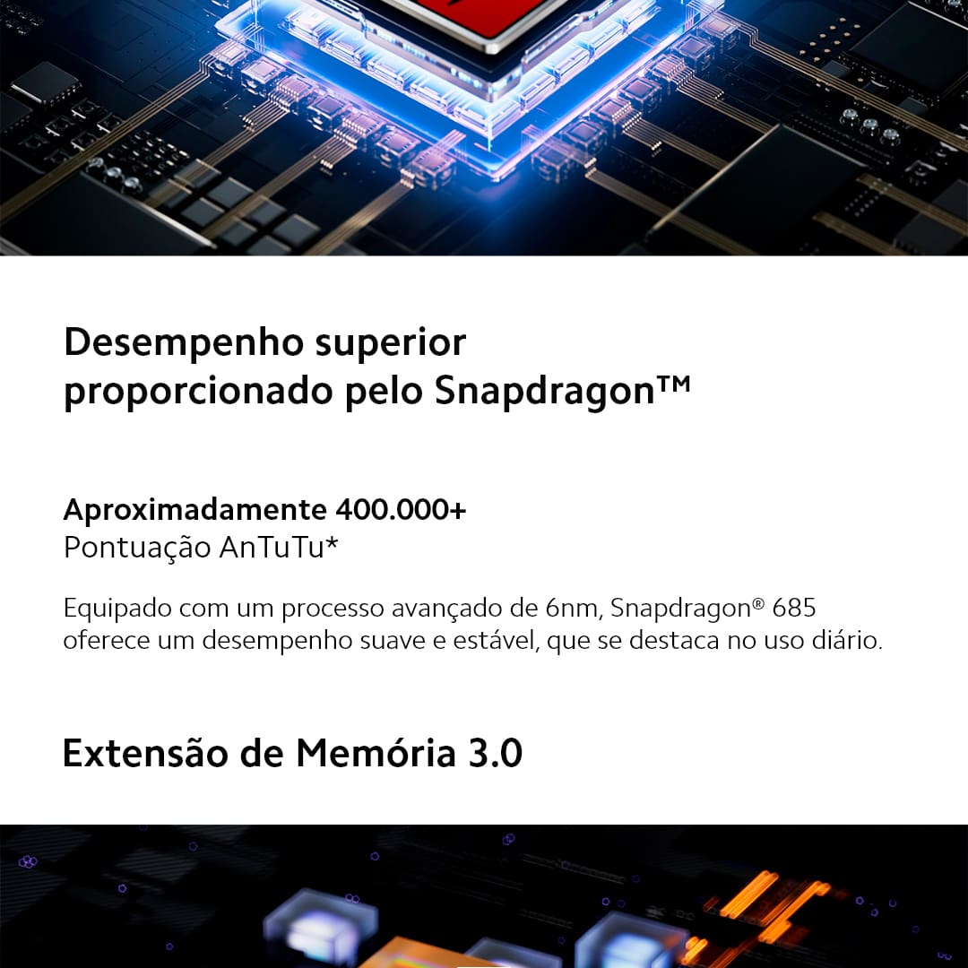 A Xiaomi traz um smartphone perfeito para você que busca velocidade, design e tecnologia. O Redmi Note 13 Azul da Xiaomi conta com velocidade de internet e processamento aprimorados, devido o novo processador MediaTek D6080 entrega toda a performance que você precisa. Seja para jogos, internet ou aplicativo. Já imaginou criar e registrar os melhores momentos com uma câmera principal de 108MP e inteligência artificial Xiaomi? Fique atento aos momentos únicos da sua vida e imortalize-os com qualidade de imagem superior!