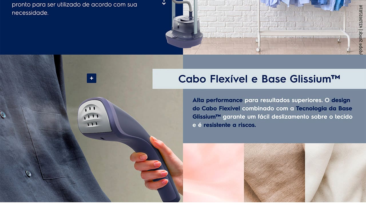 Vaporizador de Roupas Electrolux Expert EGS20 Azul