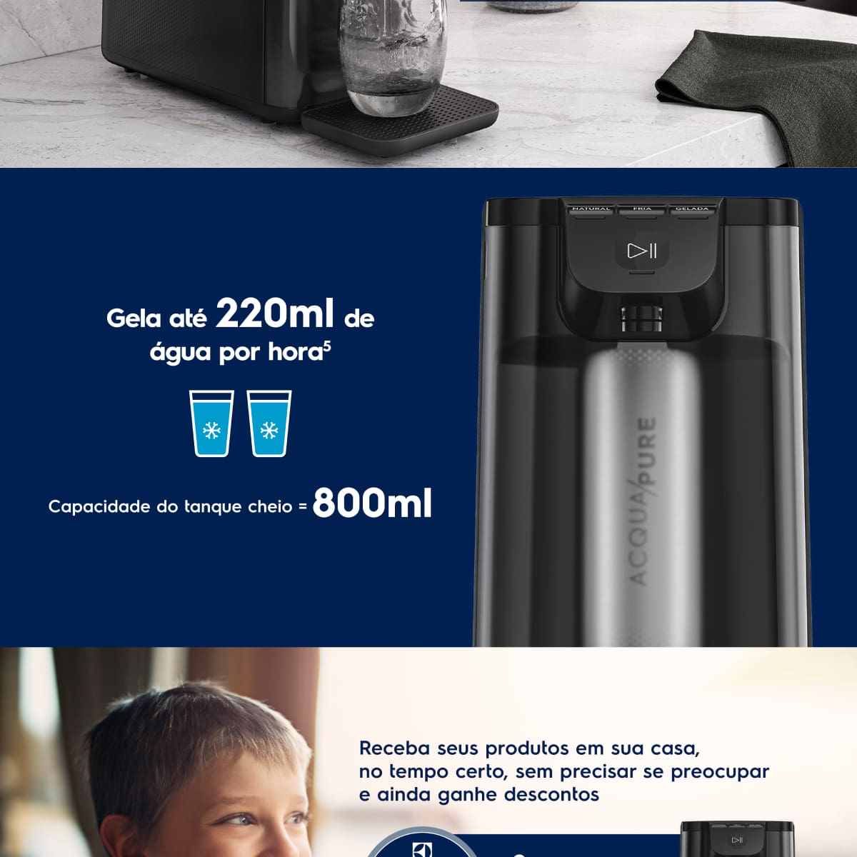 Purificador de Água Electrolux PE12P Experience