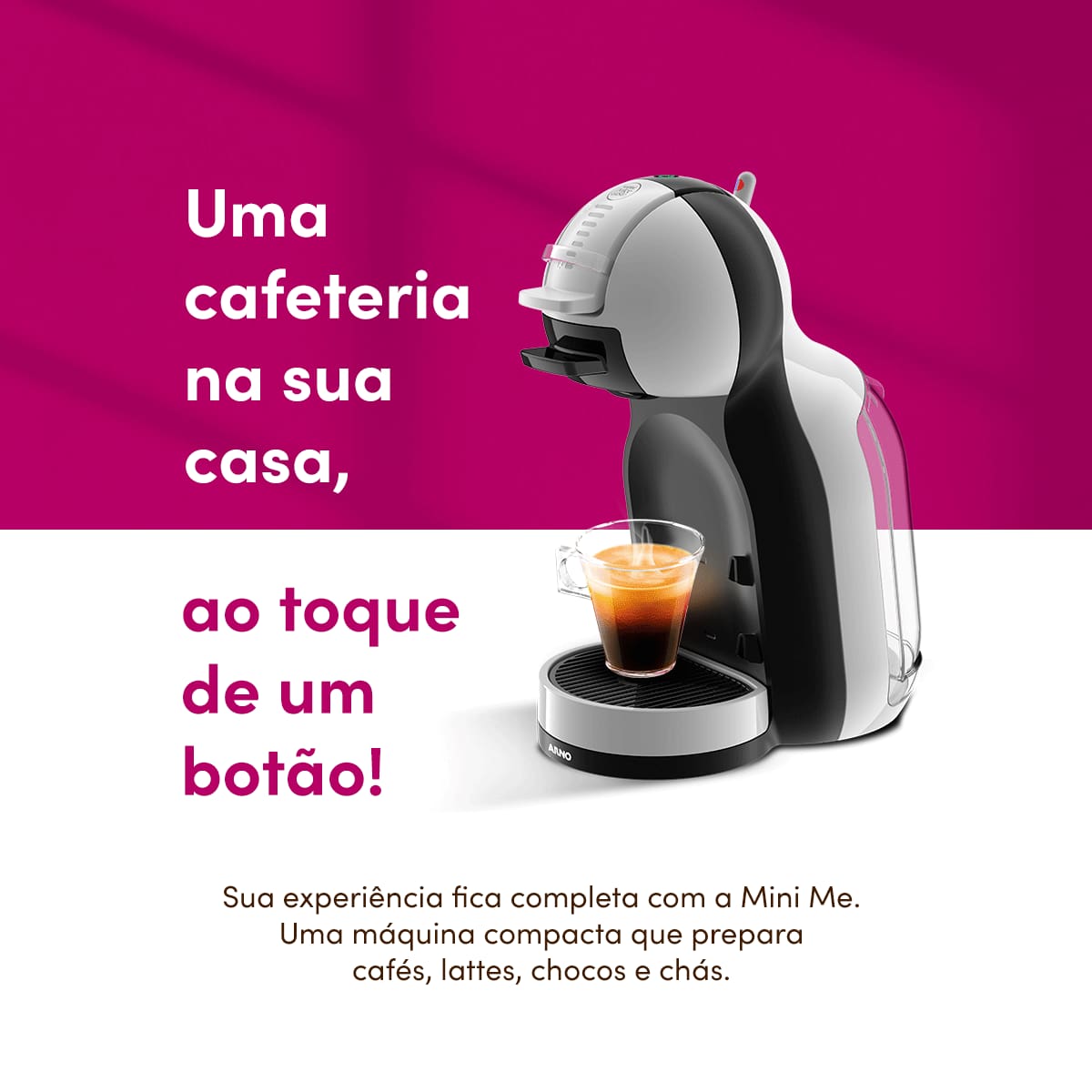 Dolce Gusto Mini Me Cinza e Preta