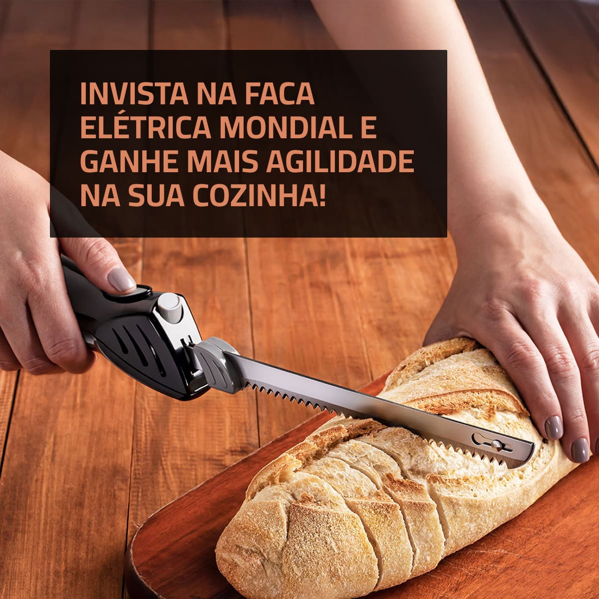 Faca Elétrica Mondial FA-01 100W Lâminas Duplas