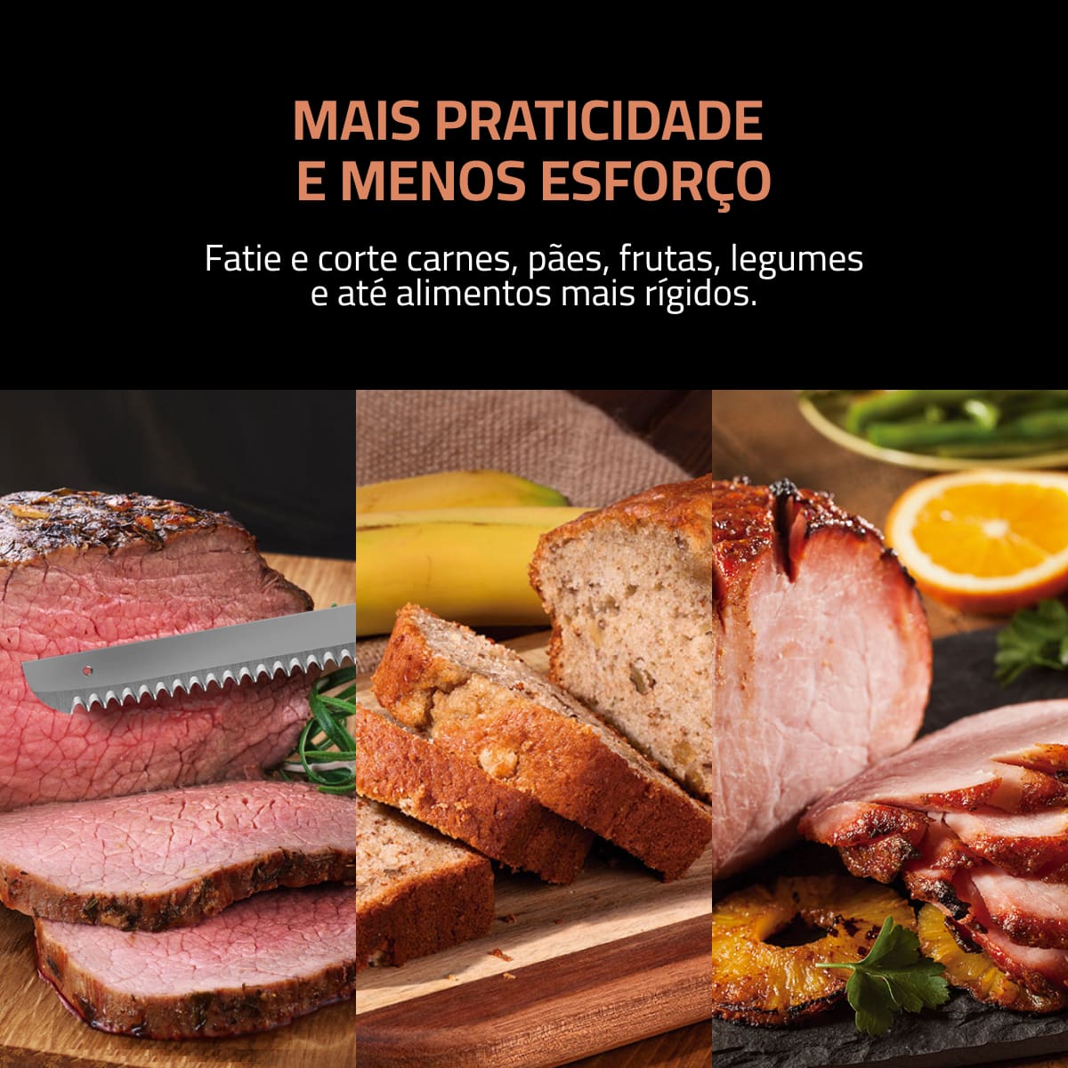 Faca Elétrica Mondial FA-01 100W Lâminas Duplas