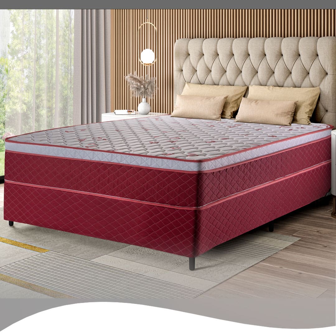 Cama Box de Casal Strong One Face Hellen