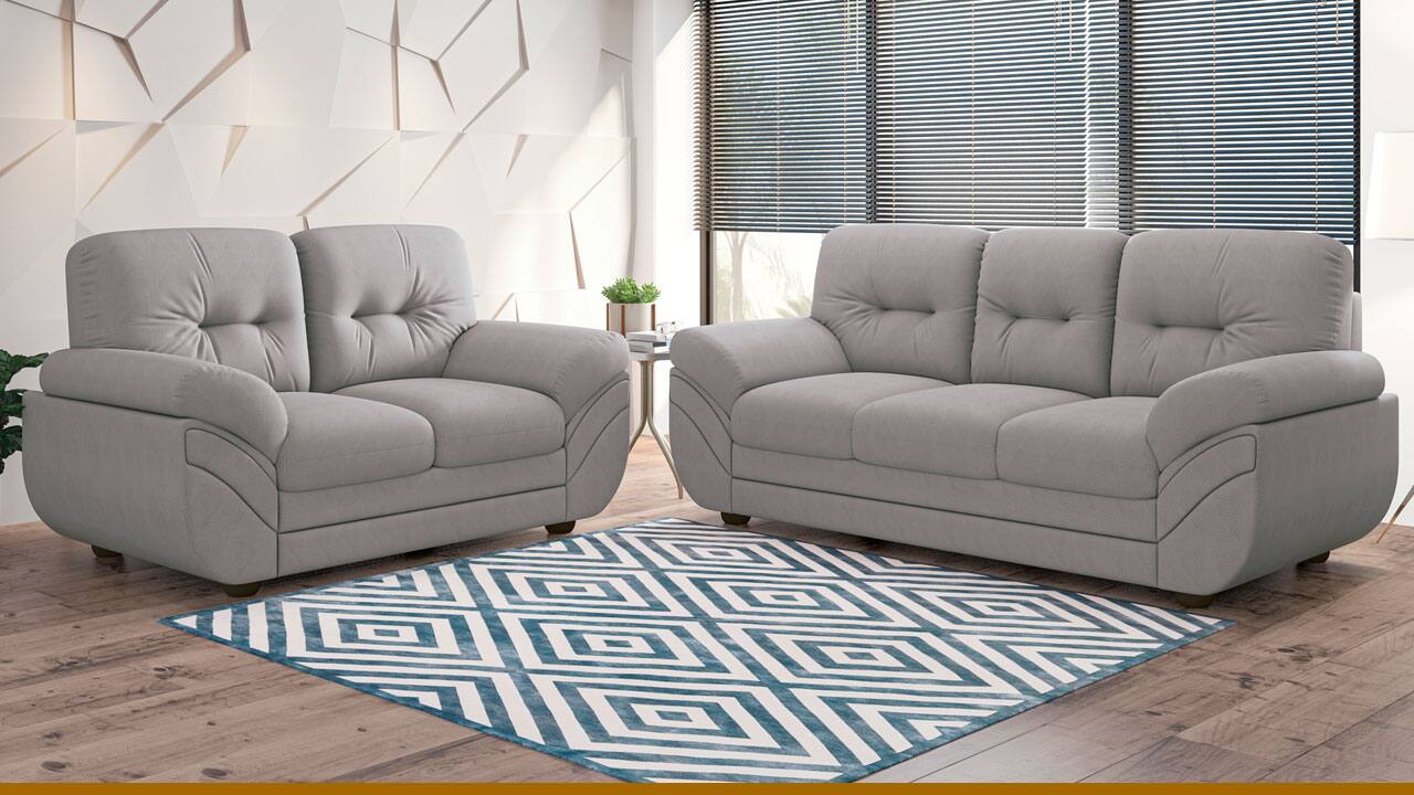 Conjunto de Sofás 3 e 2 lugares Linoforte Francis