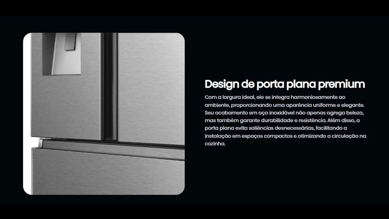 Design de porta plana premium