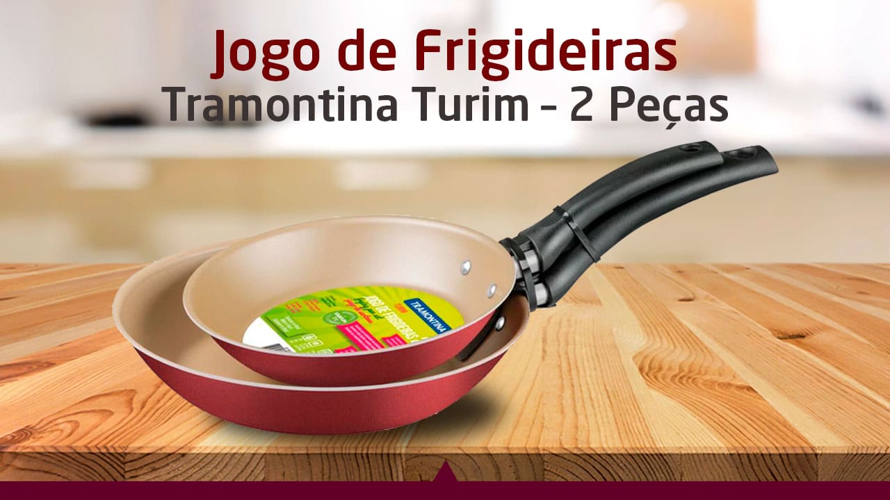 Conjunto Frigideiras Tramontina Turim 2 Peças