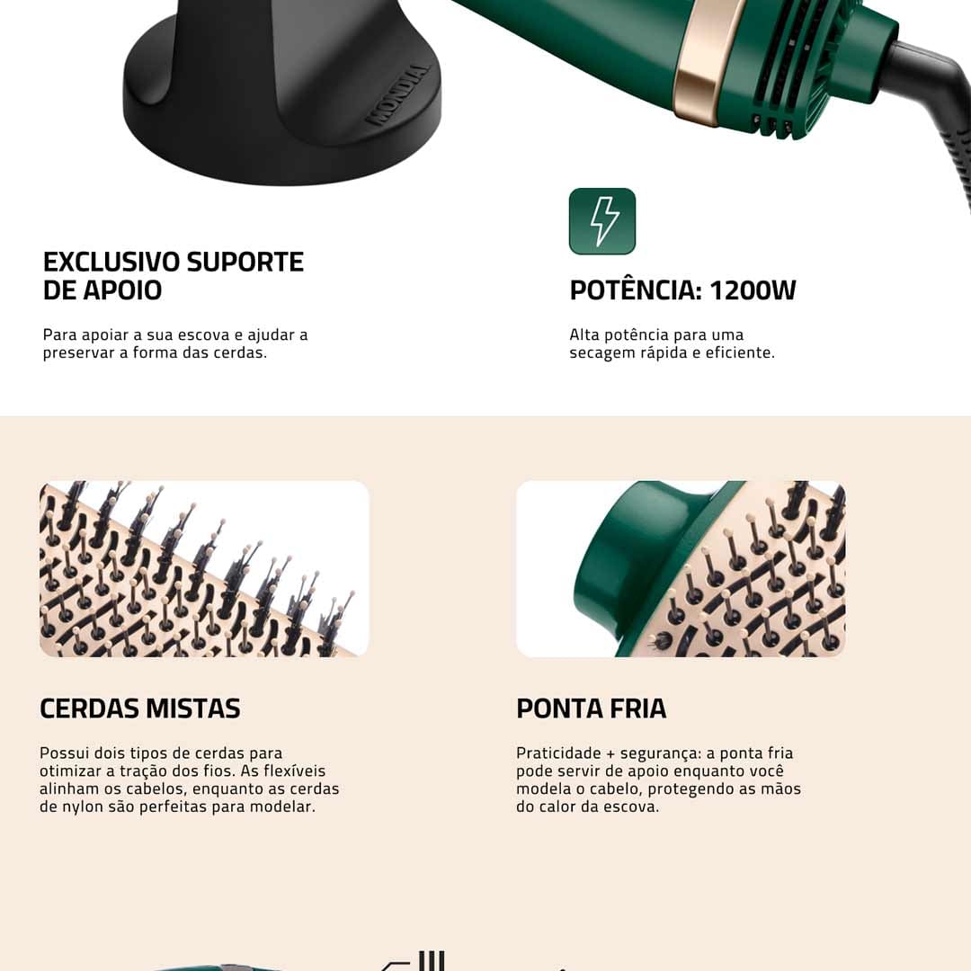 Escova Secadora Mondial by Juliette ES-Ju-02