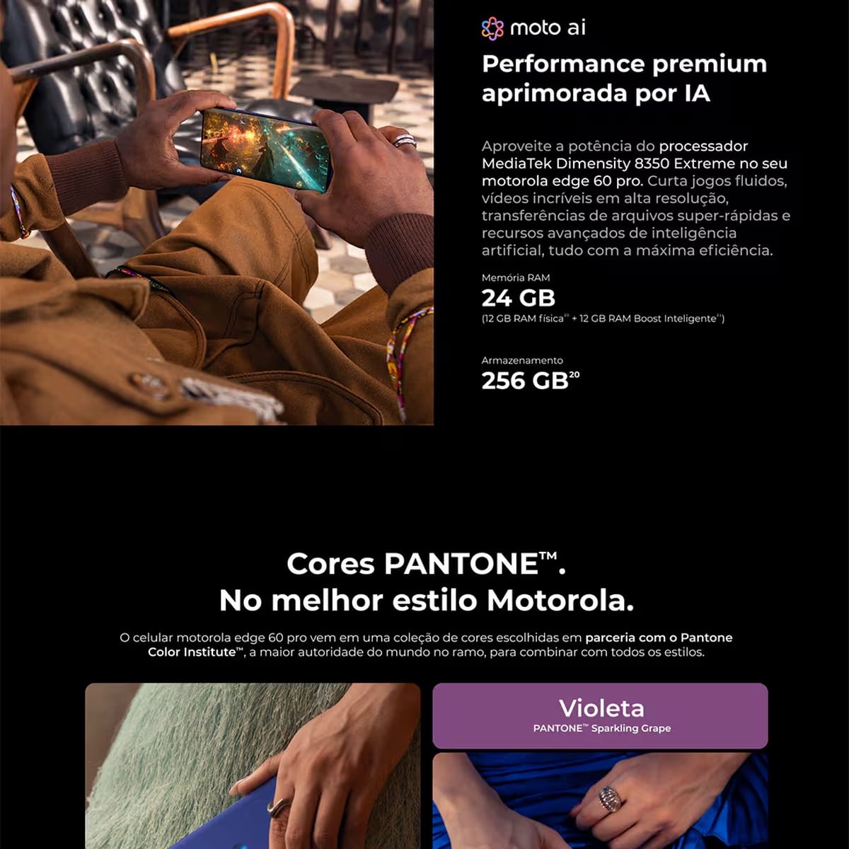 Smartphone Motorola Edge 60 Pro 5G