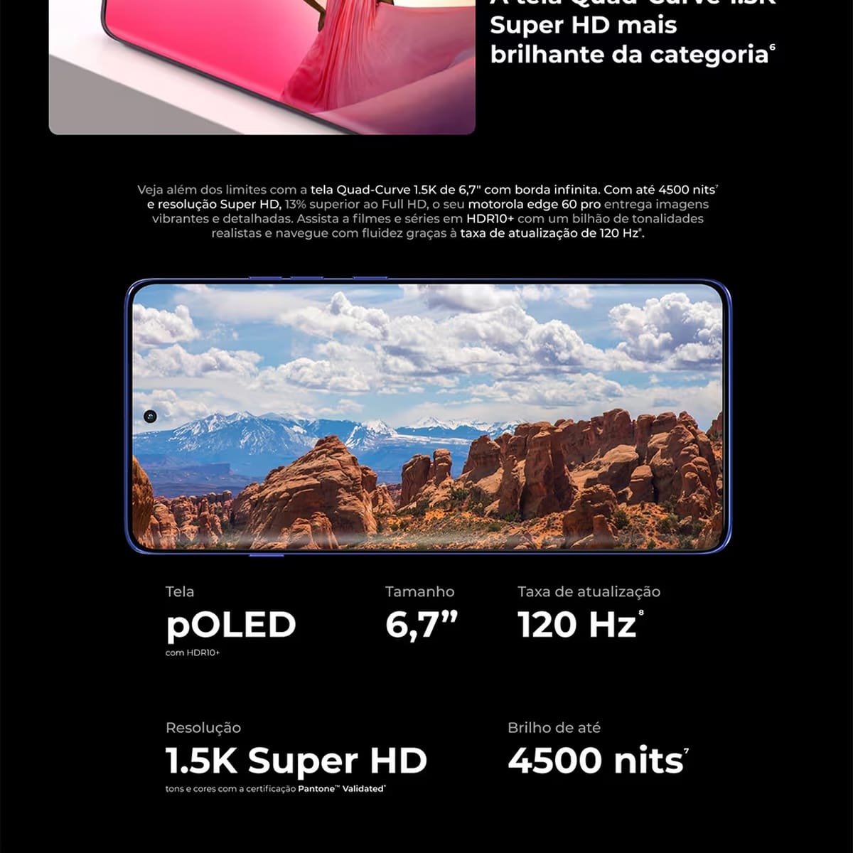 Smartphone Motorola Edge 60 Pro 5G