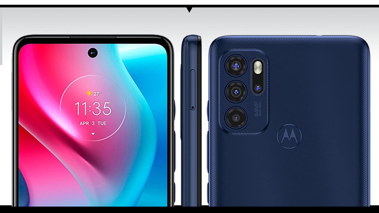 Smartphone Motorola Moto G60s frente atrás lateral