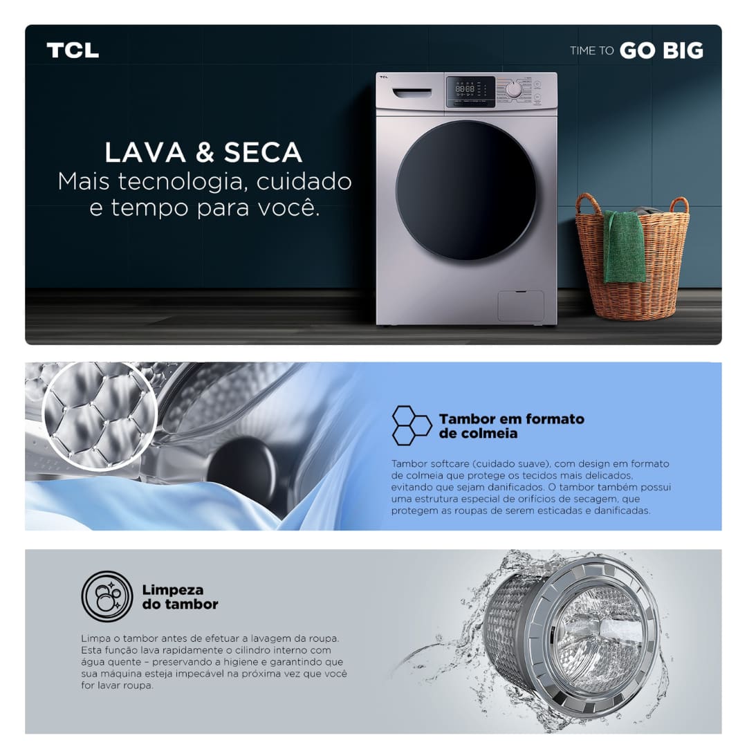 Mais tecnologia, cuidado e tempo para você.