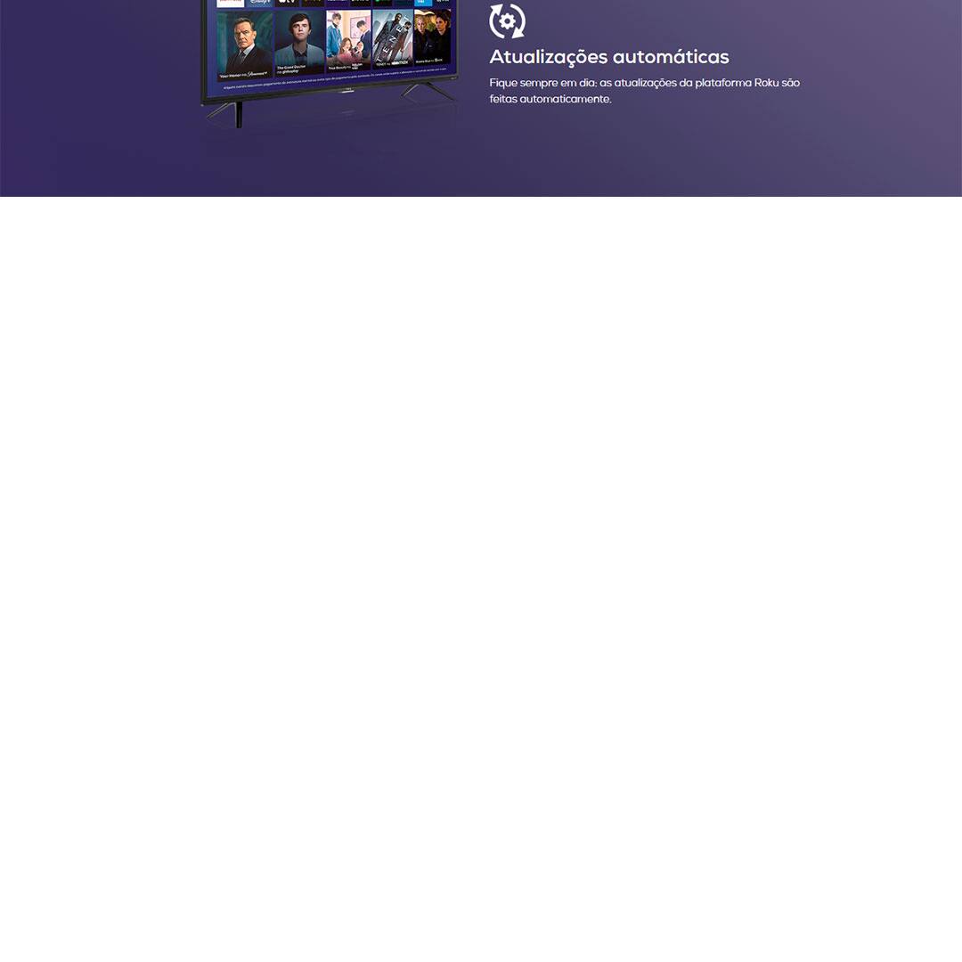 Smart TV LED 32" HD TCL Roku TV RS530