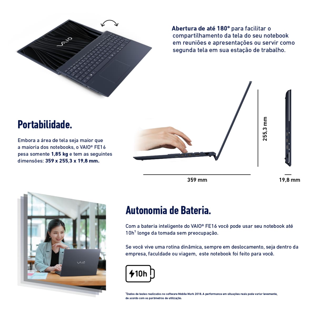 Notebook VAIO FE16 AMD Ryzen 7-5825U