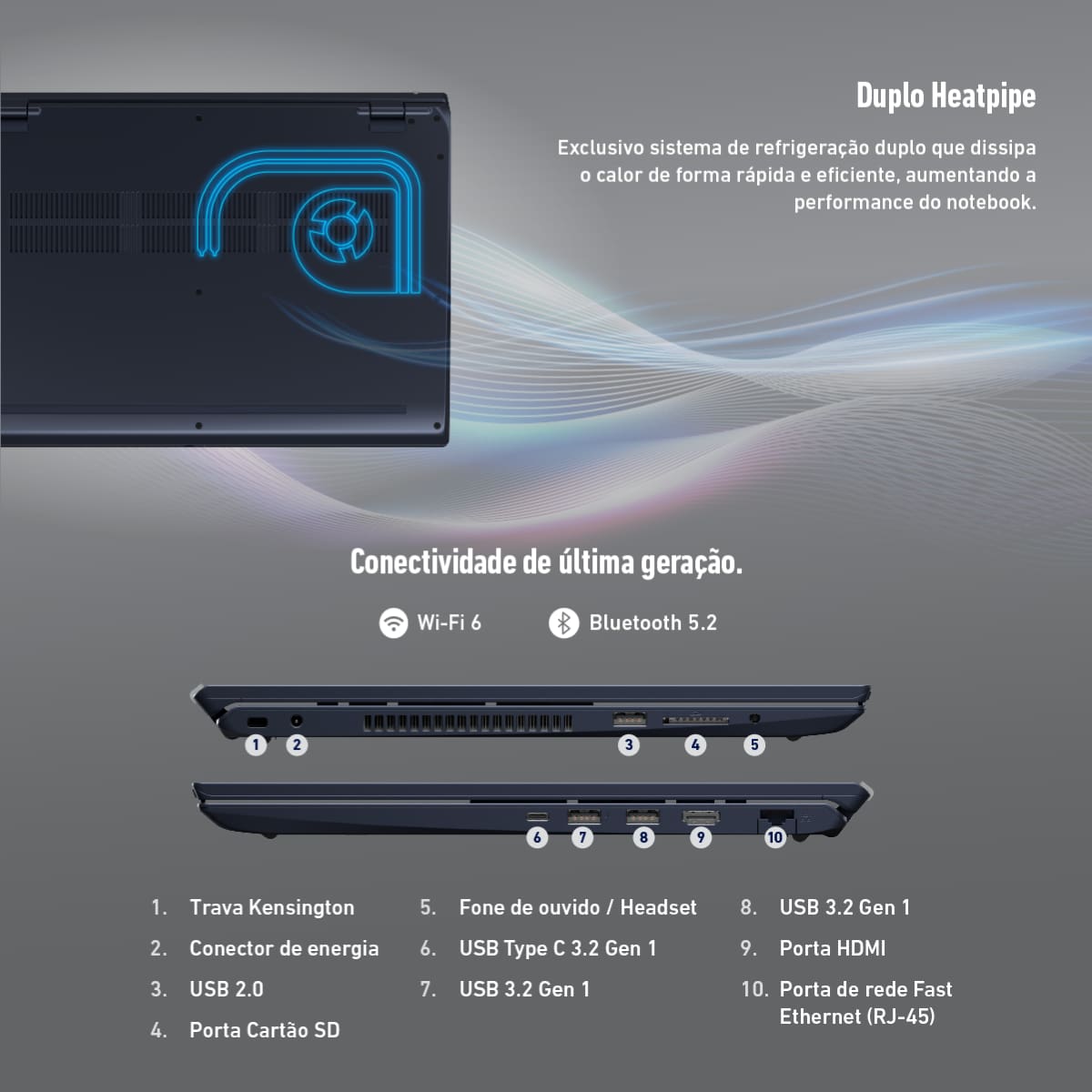 Notebook VAIO FE16 AMD Ryzen 7-5825U