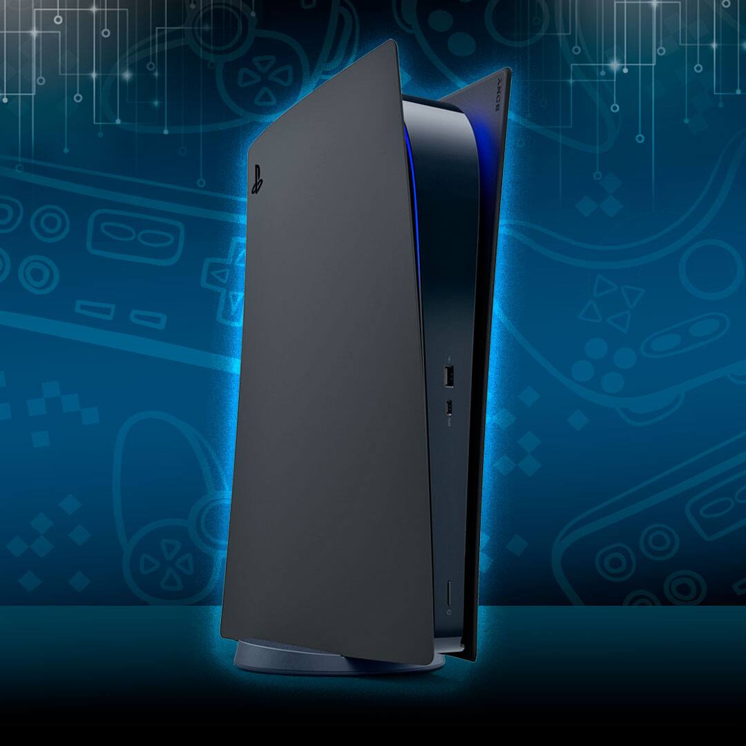 Tampa do Console PlayStation 5 Digital Edition - Midnight Black