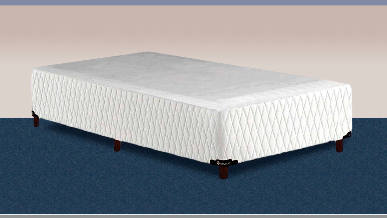 Base Box King Size Itália Umaflex Branco