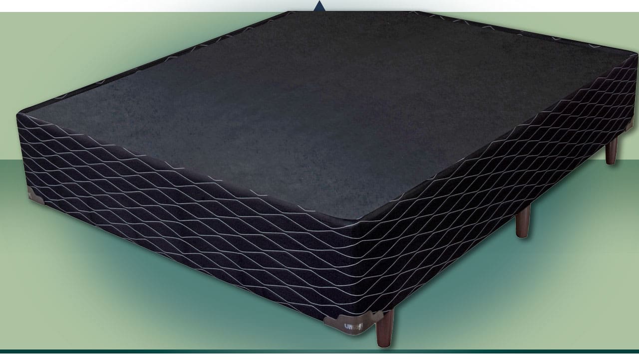 Base Box Casal Fascinium Umaflex tecido poliéster