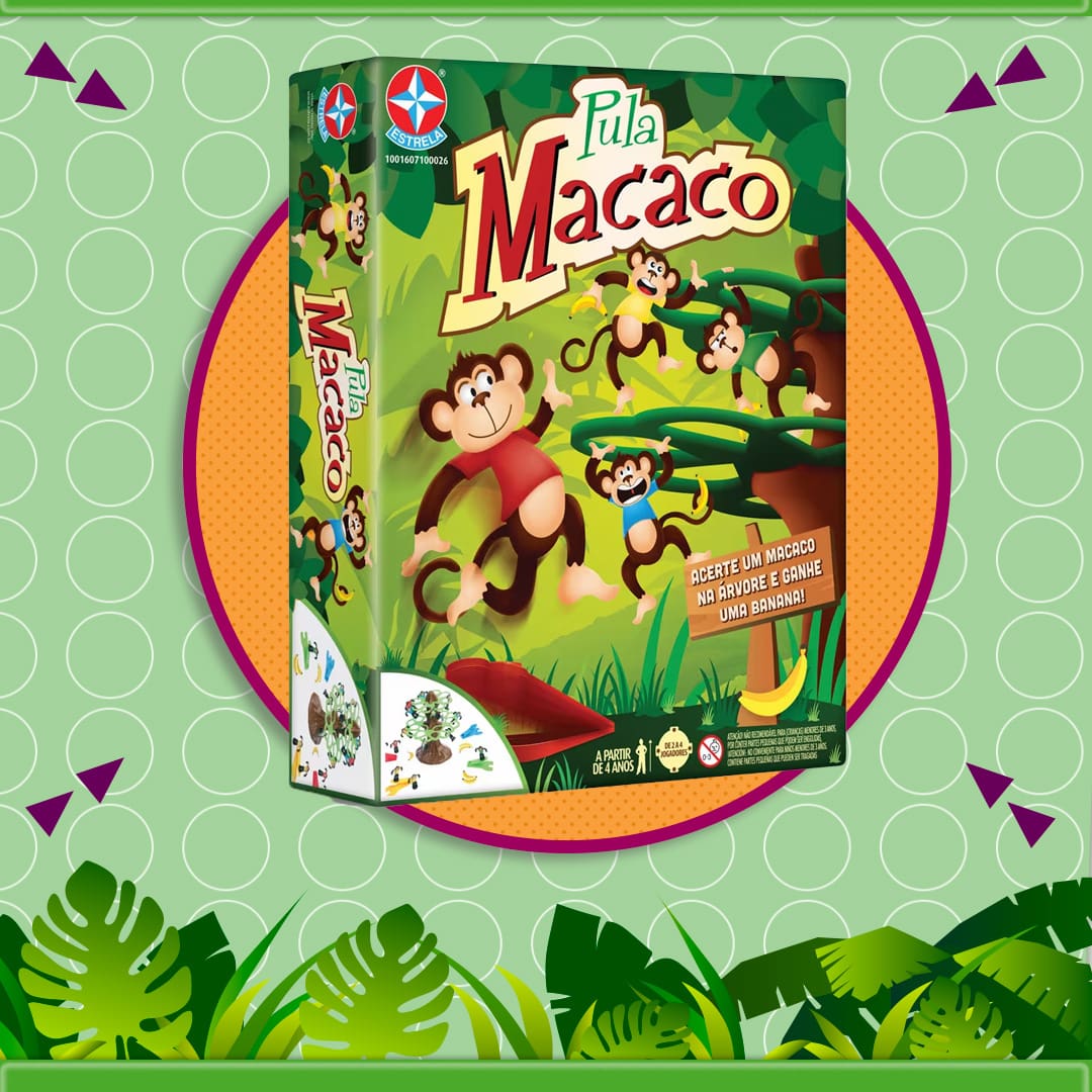 Jogo Estrela Pula Macaco 2 a 4 jogadores