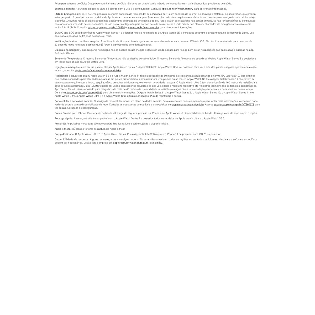 Apple Watch SE 3 GPS+ Cellular 40mm Pulseira Esportiva