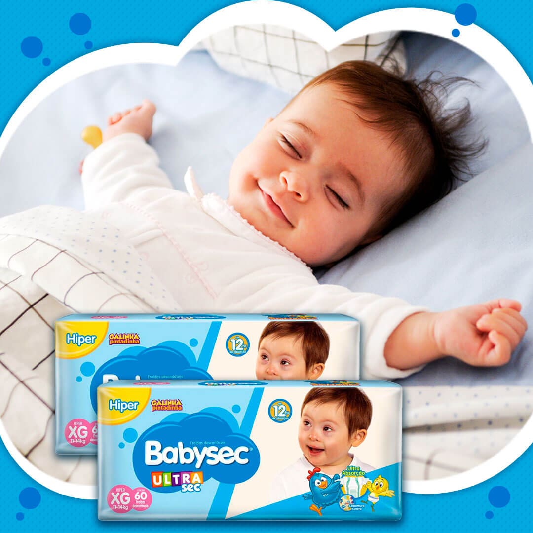 Fralda Babysec UltraSec Galinha Pintadinha
